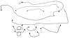 MBLK03S 1965-1966 Ford Mustang Complete Brake Line Set [Stainless Steel] - image 1