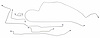MBLK04 1964-1965 Ford Mustang Complete Brake Line Set - image 1