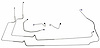 MFB100 1982 Ford Mustang GT Front Brake Line Set - image 1