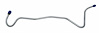 MGL007S 1967 Ford Mustang Gas Lines, Pump-To-Carb [Stainless Steel] - image 1