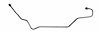 MGL020S 1967 Ford Mustang Gas Lines, Pump-To-Carb [Stainless Steel] - image 1