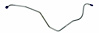 MGL023S 1971 Ford Mustang Gas Lines, Pump-To-Carb [Stainless Steel] - image 1
