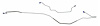MHB009 1970 Ford Mustang Rear End Housing Brake Line - image 1