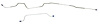 MHB014 1974-1978 Ford Mustang Rear End Housing Brake Line - image 1