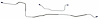 MHB019 1976 Ford Mustang Rear End Housing Brake Line - image 1