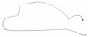 MLB001 1964-1966 Ford Mustang Brake Lines (Front To Rear Of Car) - image 1