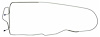 MLB007S 1970 Ford Mustang Brake Lines (Front To Rear Of Car) [Stainless Steel] - image 1