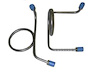 MML003S 1965-1966 Ford Mustang Master Cylinder Line Kit, Stainless Steel - image 1