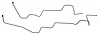 MOL003 1964-1965 Ford Mustang Transmission Oil Cooler Line - image 1