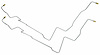 MOL021 1984-1993 Ford Mustang Transmission Oil Cooler Line - image 1