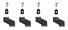 MSB002 1965-1966 Ford Mustang Shroud Brackets - image 1