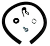 MVH001 1964-1970 Ford Mustang Rear End Vent Hose Kit - image 1