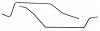 MVT006S 1971-1973 Ford Mustang Vacuum Modulator Line [Stainless Steel] - image 1
