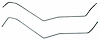 MVT009S 1971-1973 Ford Mustang Vacuum Modulator Line [Stainless Steel] - image 1