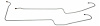 OCL011 1956-1957 Chevrolet Full-Size Transmission Oil Cooler Line - image 1