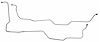 OCL201 1967-1969 Chevrolet Camaro Transmission Oil Cooler Line - image 1