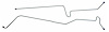 OCL314S 1970 Oldsmobile Cutlass Transmission Oil Cooler Line [Stainless Steel] - image 1