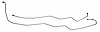 OCL401 1958-1961 Chevrolet Full-Size Transmission Oil Cooler Line - image 1