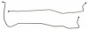 OCL409 1965-1966 Chevrolet Full-Size Transmission Oil Cooler Line - image 1