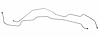 OCL416 1972 Chevrolet Blazer & 1967-72 Chevrolet 1/2 & 3/4 ton pickup Transmission Oil Cooler Line - image 1