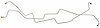 OCL601S 1973-1977 Ford Bronco Transmission Cooler Line [Stainless Steel] - image 1