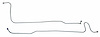 OCL706 1966-67 Chevrolet Chevelle Transmission Oil Cooler Line - image 1