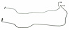 OCL707S 1968-72 Chevrolet Chevelle Transmission Oil Cooler Line [Stainless Steel] - image 1