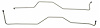 OCL901 1968-1979 Chevrolet Corvette Transmission Oil Cooler Line - image 1