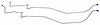 OCL902 1970-1974 Chevrolet Corvette Transmission Oil Cooler Line - image 1