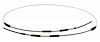 PBC001 1955-1957 Chevrolet Full-Size Rear Parking Brake Cable - image 1