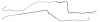 RGL201S 1970 Chevrolet Camaro Return Gas Line [Stainless Steel] - image 1