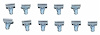 RVP041 1962-1964 Chevrolet Full-Size Rear Valance Panel Clips - image 1