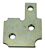 UDH001 1955 Chevrolet Full-Size Upper Door Hinge Plate - image 1