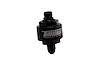 TS-0804-1003 Billet Turbo Oil Feed Filter 44um -4AN To -4AN ORB - Black - image 1