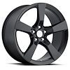Replica CAM 290-5120-35 MTB Chevrolet Camaro Wheel [Size: 20" x 9"] Finish: Matte Black
