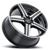 COM 670-5008-40 GBM Como Wheel [Size: 16" x 7"] Finish: Gloss Black Machined Face - image 2