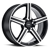 COM 880-5003-45 GBM Como Wheel [Size: 18" x 8"] Finish: Gloss Black Machined Face