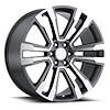 Replica DN2 229-6139-31 GMF 2018 Denali Wheel [Size: 22" x 9"] Finish: Gun Metal Machined Face - image 1