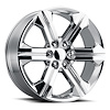 Replica DN3 229-6139-24 C Denali 3 Wheel [Size: 22" x 9"] Finish: Chrome - image 1