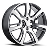 Replica ESV 229-6139-31 GMF Escalade Platinum Wheel [Size: 22" x 9"] Finish: Gun Metal Machined Face - image 1