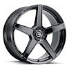 MG5 880-5008-40 GB MG5 Wheel [Size: 18" x 8"] Finish: Gloss Black