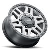 G-FX MV2 665-6130-30 GBR MV2 Wheel [Size: 16" x 6.50"] Finish: Matte Grey w/Matte Black Lip - image 2