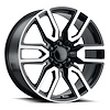 Replica NZH 229-6139-31 GBMF DNNZH Wheel [Size: 22" x 9"] Finish: Gloss Black Machined Face - image 1