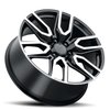 Replica NZH 290-6139-27 GBMF DNNZH Wheel [Size: 20" x 9"] Finish: Gloss Black Machined Face - image 2