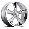 B/G Rod Works OS 780-5114-06 C Old School Wheel [Size: 17" x 8"] Finish: Chrome