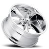 B/G Rod Works OS 780-5114-06 C Old School Wheel [Size: 17" x 8"] Finish: Chrome - image 2