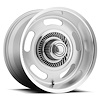 B/G Rod Works RAL 780-5000-00 SML Rally Wheel [Size: 17" x 8"] Finish: Silver Mach Lip - image 1