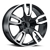 Replica RST 229-6139-24 GBM RST Wheel [Size: 22" x 9"] Finish: Gloss Black Machined Face - image 1