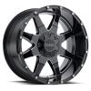 G-FX T12 790-5008-12 GBM TR-12 Wheel [Size: 17" x 9"] Finish: Gloss Black Milled - image 1