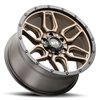 G-FX T18 785-6139N6 BRB TR-18 Wheel [Size: 17" x 8.50"] Finish: Textured Bronze w/Matte Black Lip - image 2